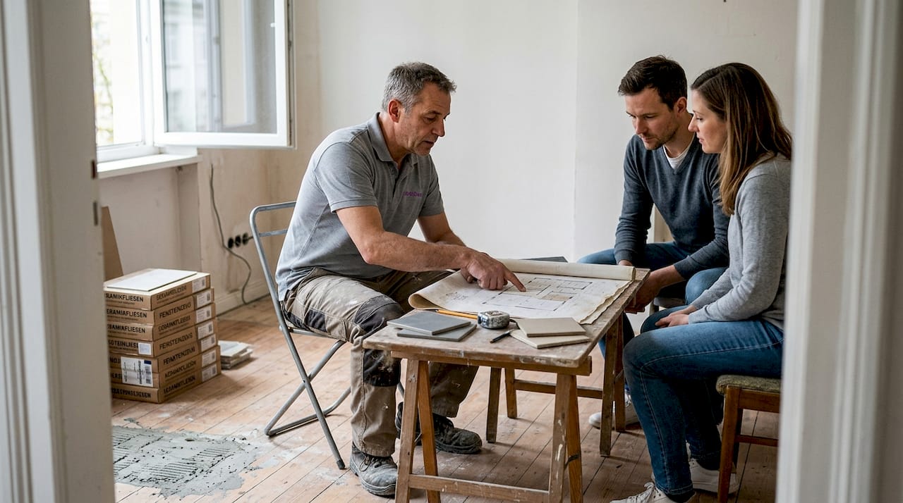 Fliesenleger fachbetrieb workflow: so gelingt die verlegung