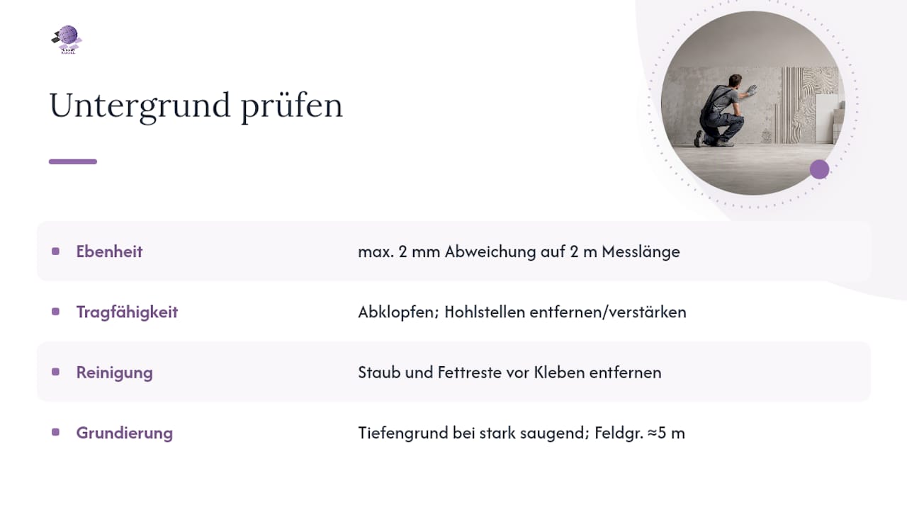 Wie bereite ich den Untergrund richtig vor? — overview diagram