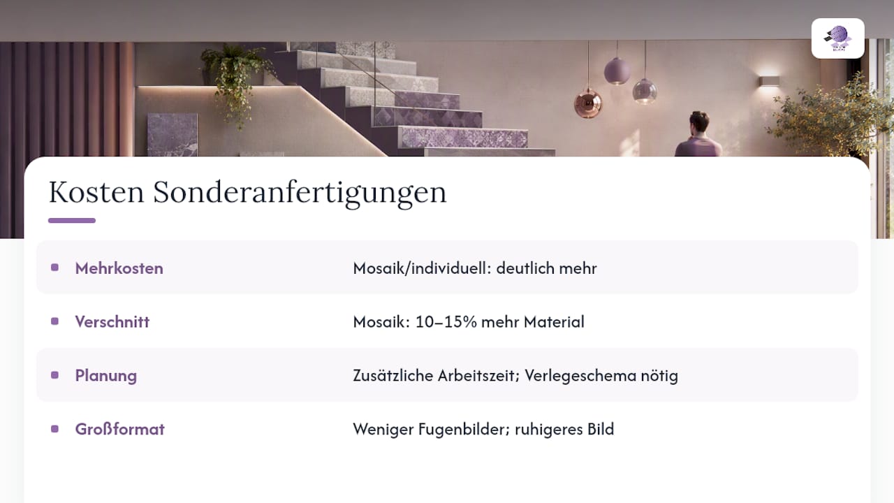 Kosten für Sonderanfertigungen und individuelle Designs — overview diagram