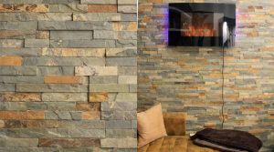 Feinsteinzeugfliesen in Bruchsteinoptik für rustikale und moderne Raumgestaltung